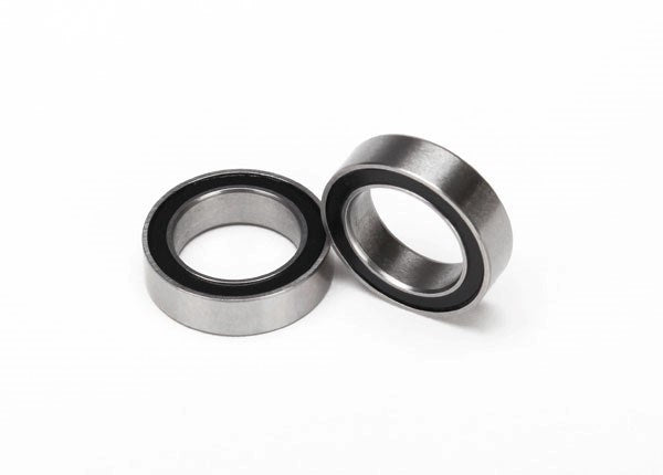 Traxxas 5119A - Ball bearings black rubber sealed (10x15x4mm) (2) (769163919409)
