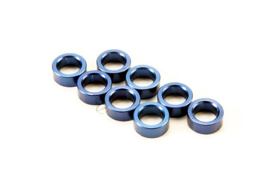 Traxxas 5133A - Spacer pushrod (aluminum blue) (use with 5318 or 5318X pushrod and 5358 progressive 2 rockers) (8) (769164116017)