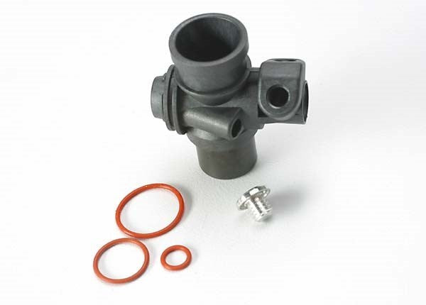 Traxxas 5234 - Carburetor body/ fuel inlet plug/ 5x.9mm O-ring (1-each) (TRX 2.5 2.5R) - Hobby City NZ
