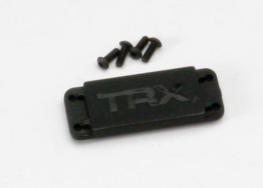 Traxxas 5326X - Cover Plate Steering Servo/ 3X8 Bcs (4) (769255112753)