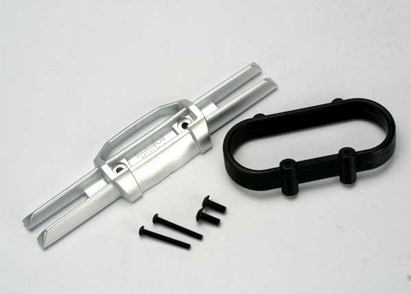 Traxxas 5336 - Bumper rear/ bumper mount rear/ 4x10mm BCS (2)/ 3x25mm BCS (2)