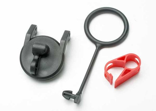 Traxxas 5367 - Pull Ring (2) Fuel Tank Cap (1)/ Engine Shut-Off Clamp (1) (769090551857)
