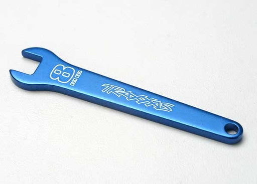 Traxxas 5478 - Flat Wrench 8mm (Blue-Anodized Aluminum) (769093992497)