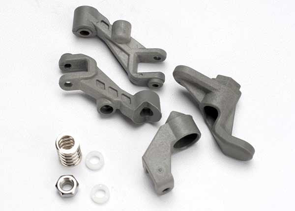 Traxxas 5543 - Steering bellcranks/ servo saver/ servo saver spring/ steering support/ 4x7x2.5 PB (4)/ 5x0.8mm NL (1)