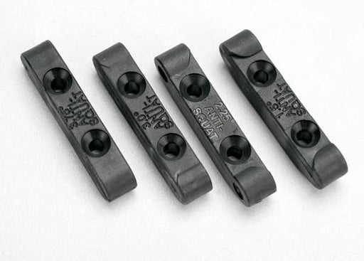 Traxxas 5559 - Mounts suspension pin (rear anti-squat blocks) (1.5 2.25 3.0 & 3.75 degree) (1 each) (769096187953)