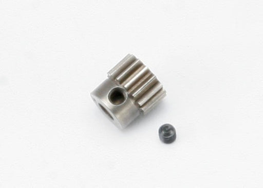Traxxas 5640 - Gear 14-T pinion (0.8 metric pitch compatible with 32-pitch) (hardened steel) (fits 5mm shaft)/ set screw - Hobby City NZ