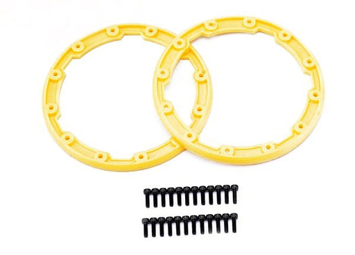 Traxxas 5665 - Sidewall protector beadlock-style (yellow) (2)/ 2.5x8mm CS (24) (769103462449)