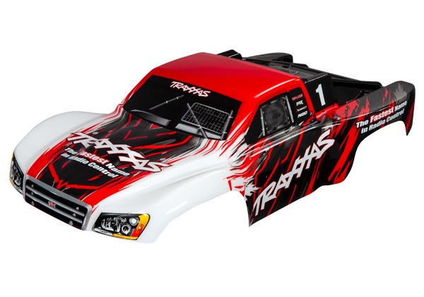 Traxxas 5824R BODY SLASH 4X4 RED (PAINTED DECALS APPLIED)