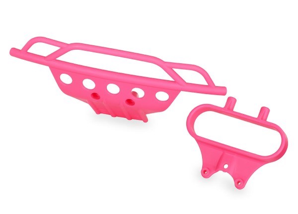 Traxxas 5835P - Bumper Front/ Bumper Mount Front (Pink)