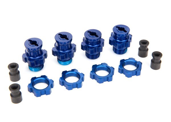 Traxxas 5853X - Wheel Hubs Splined 17Mm Short (2) Long (2) - Hobby City NZ