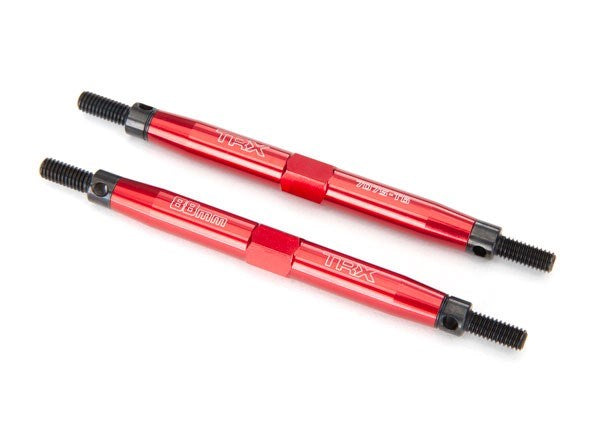 Traxxas 5939R - Toe links Slayer Pro 4X4 (Tubes 7075-T6 aluminum red) (88mm fits front or rear) - Hobby City NZ