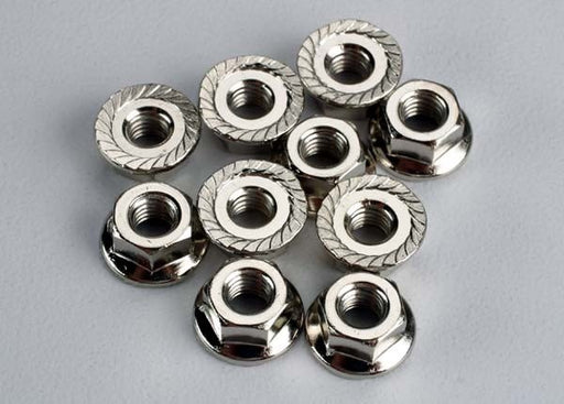 Traxxas 6135 - Nuts 4Mm Flanged (10) (769111556145)