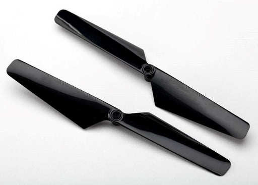 Traxxas 6626 - Rotor blade set black (2)/ 1.6x5mm BCS (2) (769118011441)