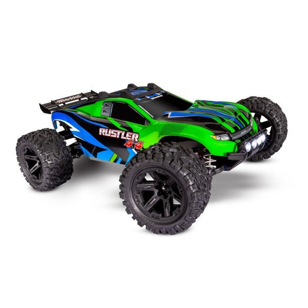 Traxxas 67064-61 - Rustler 4X4 : 1/10 4WD Stadium Truck w/LED Lighting (8120477450477)