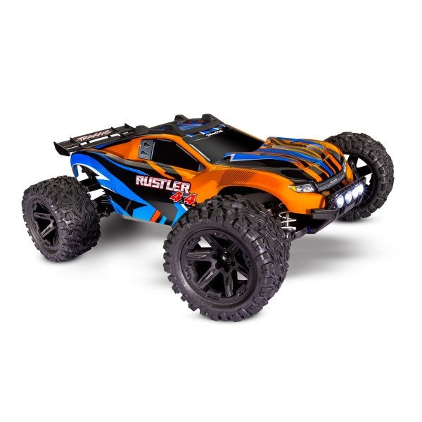 Traxxas 67064-61 - Rustler 4X4 : 1/10 4WD Stadium Truck w/LED Lighting (8120477450477)