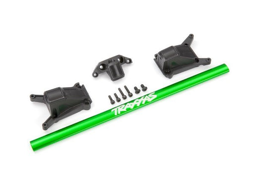Traxxas 6730G Chassis brace kit green (fits Rustler 4X4 and Slash 4X4 equipped with Low-CG chassis) (7637940437229)