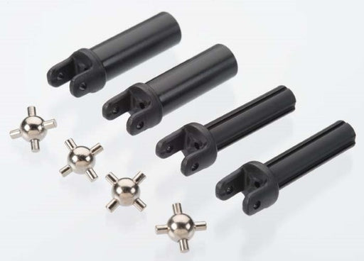 Traxxas 6759 - Half shafts heavy duty (external splined (2)/ internal splined (2))/ metal u-joints (4) (769119911985)
