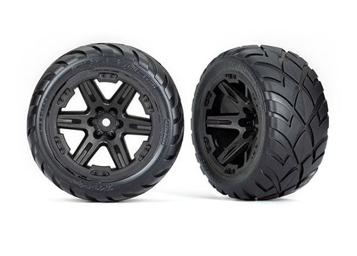 Traxxas 6775 Tires & wheels assembled glued 2.8" Anaconda Tires Black (6612269137969)