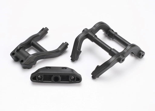 Traxxas 6777 - Wheelie Bar Mounts/ Rear Skidplate (Black) - Hobby City NZ