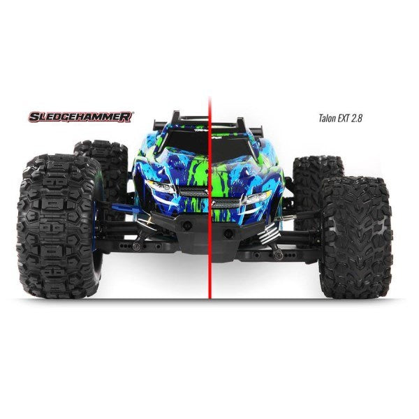 Traxxas 6792 - Sledgehammer tires & black 2.8" wheels assembled (2) - Hobby City NZ