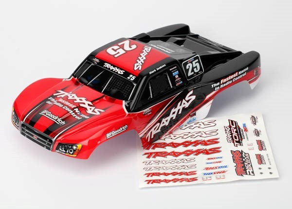 Traxxas 7084R - Body Mark Jenkins #25 1/16 Slash (Painted Decals Applied)