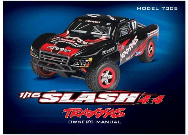 Traxxas 7097 - Owner's Manual 1/16 Slash 4WD (Model 7005)