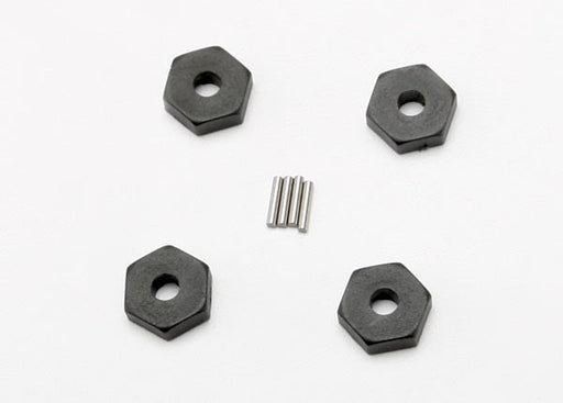 Traxxas 7154 - Wheel Hubs Hex (4)/ Axle Pins (1.5x8mm) (4) (8137506423021)