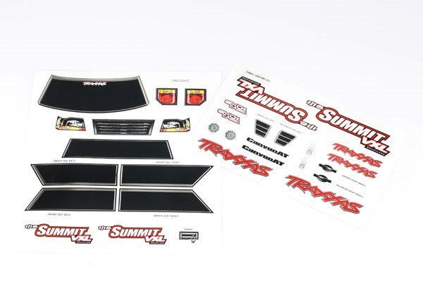 Traxxas 7213 - Decal sheets 1/16th Summit - Hobby City NZ
