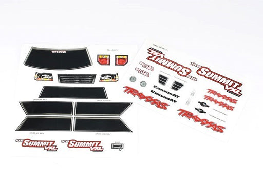 Traxxas 7213 - Decal sheets 1/16th Summit (769130627121)