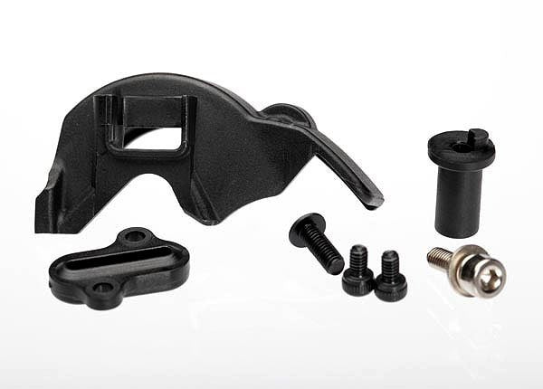 Traxxas 7379R - Cover gear/motor plate access cover/ motor mount hinge post (for 550 motors)