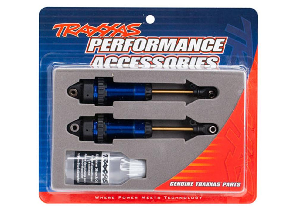 Traxxas 7462 - Shocks GTR xx-long blue-anodized without springs (2) (7637907374317)