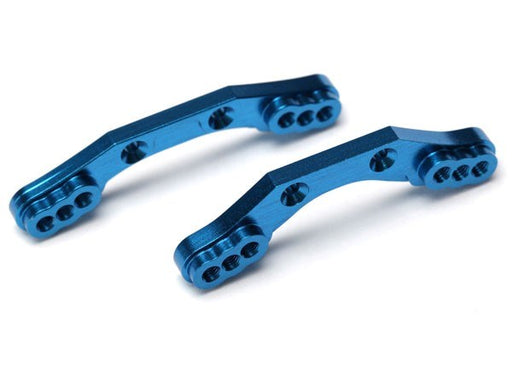 Traxxas 7537X - Shock towers front & rear 6061-T6 aluminum (blue-anodized) (769281949745)
