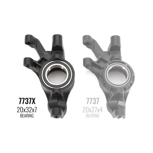 Traxxas 7737X - Steering blocks left and right (requires 20x32x7 ball bearings) (6651479359537)