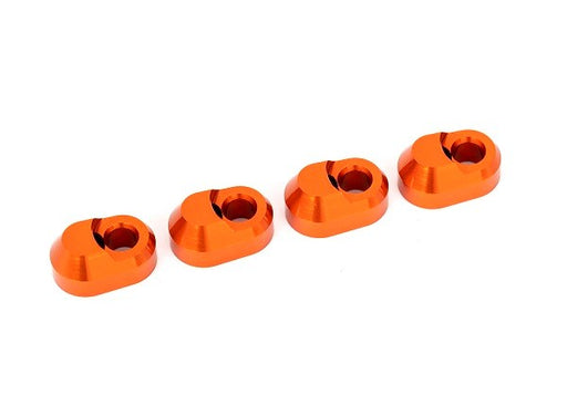 Traxxas 7743 Suspension pin retainer 6061-T6 aluminum (orange-anodized) (4) (8264973910253)