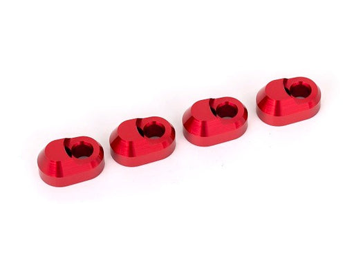 Traxxas 7743 Suspension pin retainer 6061-T6 aluminum (red-anodized) (4) - Hobby City NZ