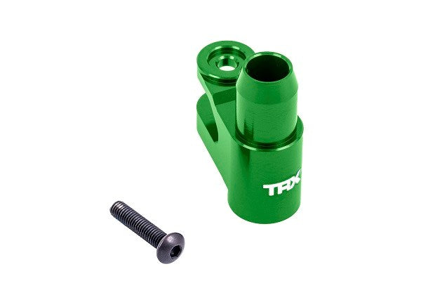 Traxxas 7747 Servo horn steering 6061-T6 aluminum (green-anodized) (8264974106861)