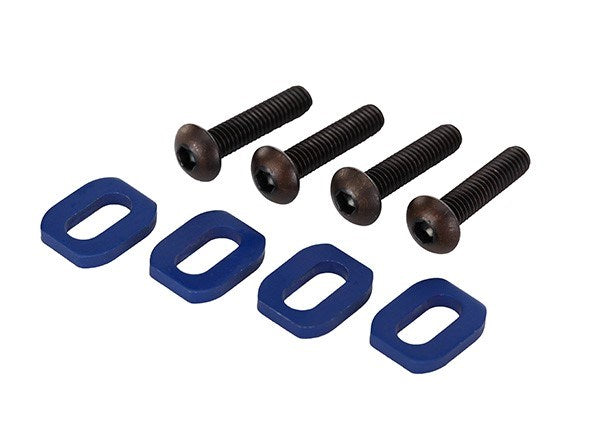 Traxxas 7759-BLK Aluminum Motor Mount Washers (4)