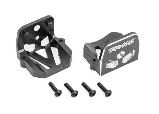 Traxxas 7760 Motor mounts 6061-T6 aluminum (gray-anodized) - Hobby City NZ