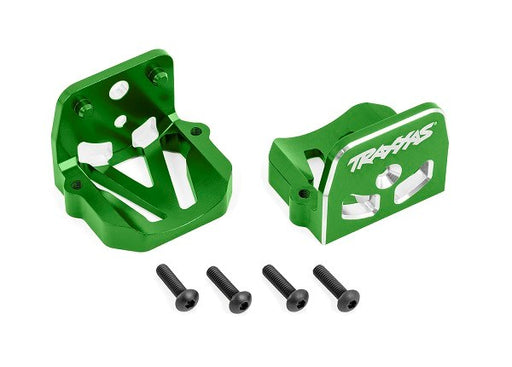 Traxxas 7760 Motor mounts 6061-T6 aluminum (green-anodized) (8264974401773)