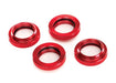 Traxxas 7767R - Spring retainer (adjuster) red-anodized aluminum GTX shocks (4) (assembled with o-ring) (769285390385)