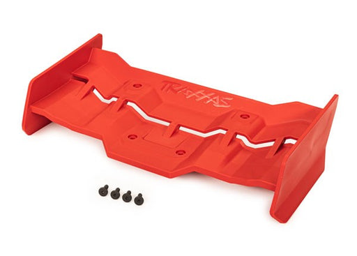 Traxxas 7821R Wing red/ 4x12mm FCS (4) (8150705209581)