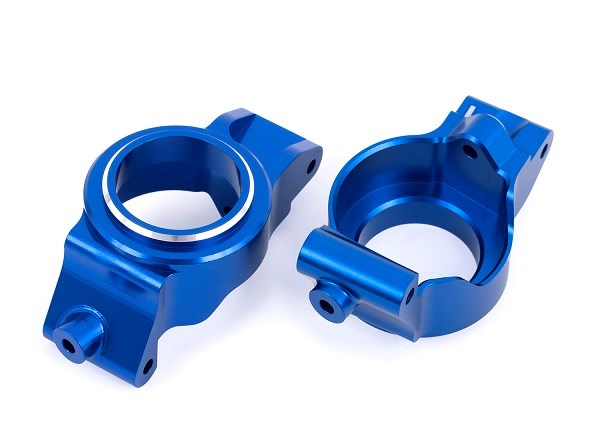Traxxas 7832 Caster blocks (c-hubs) 6061-T6 aluminum (blue-anodized) - Hobby City NZ