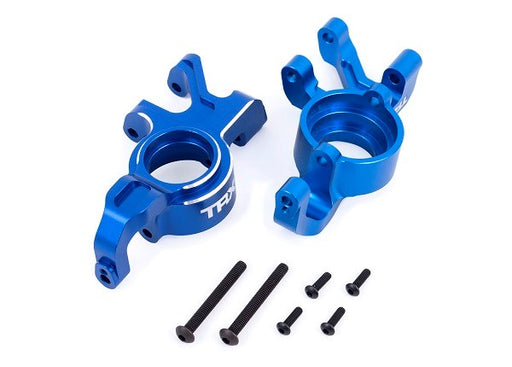 Traxxas 7836 Steering blocks 6061-T6 aluminum (blue-anodized) (8264975319277)