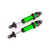Traxxas 7861G - Shocks GTX medium (aluminum green-anodized) (fully assembled w/o springs) (2) (8150706618605)