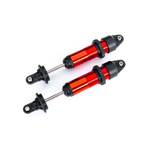 Traxxas 7861R - Shocks GTX medium (aluminum red-anodized) (fully assembled w/o springs) (2)