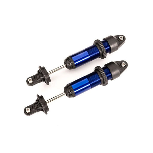 Traxxas 7861 - Shocks GTX medium (aluminum blue-anodized) (fully assembled w/o springs) (2) (8150706520301)