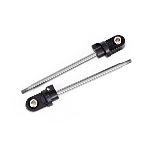 Traxxas 7863 - Shock shaft 92mm (GTX) (steel chrome finish) (2) (with rod ends & hollow balls) (8177833148653)