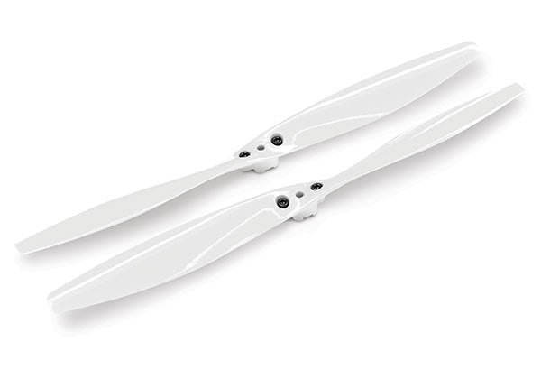 Traxxas 7927 - Rotor Blade Set White (2) (With Screws) - Hobby City NZ