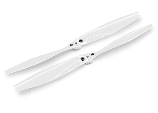 Traxxas 7927 - Rotor Blade Set White (2) (With Screws) (769139900465)