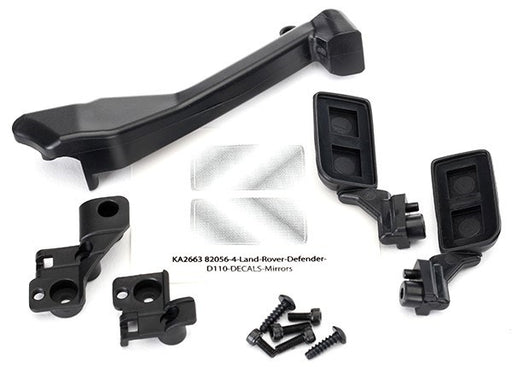 Traxxas 8020 - Mirrors side (left & right)/ snorkel/ mounting hardware (fits #8011 body) (769141473329)